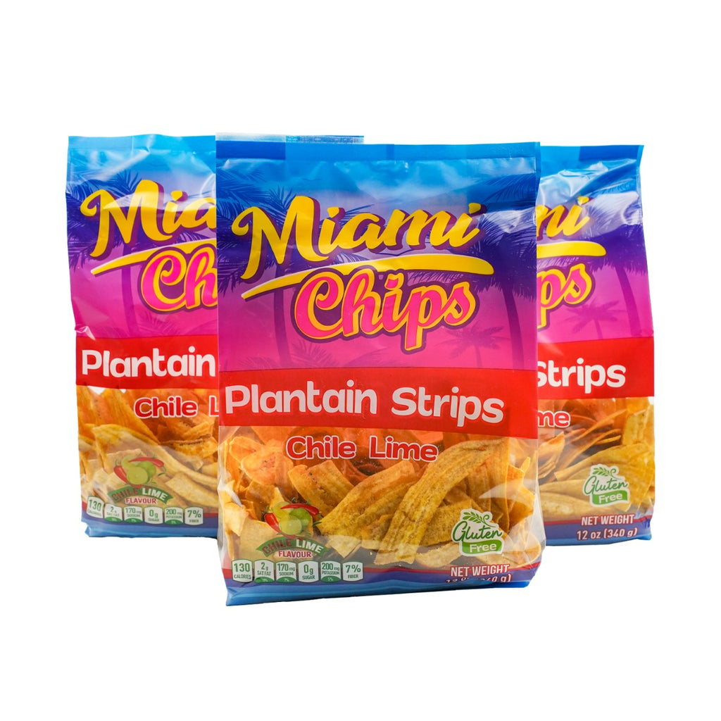 Plantain Strips Chile Lime 12oz (Pack of 30)